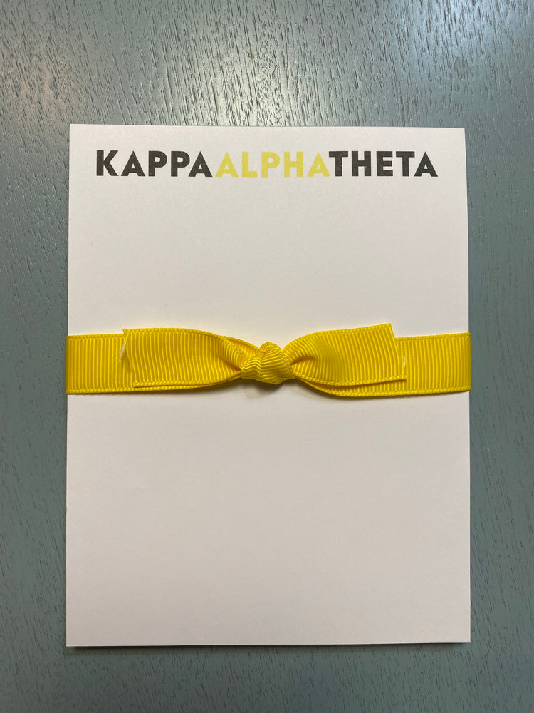 Sorority Notepad