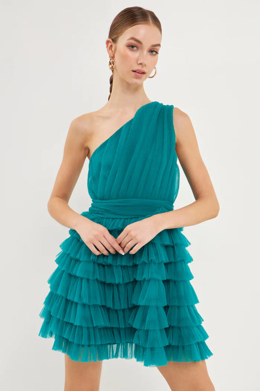 Jade Tulle Dress