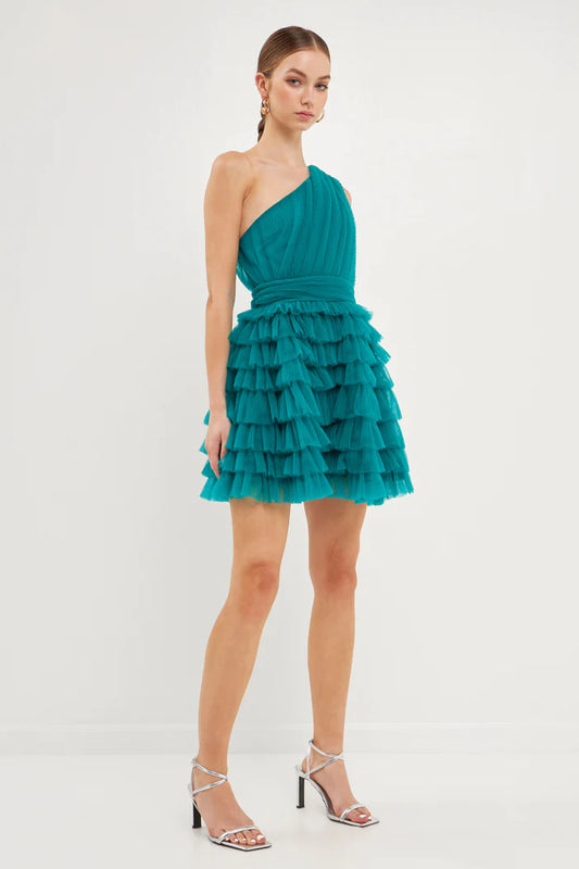 Jade Tulle Dress