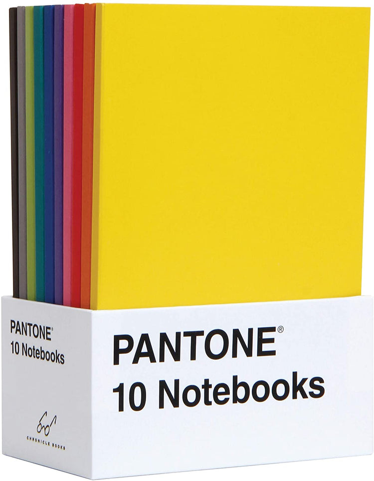 Pantone Set of 10 Notebooks