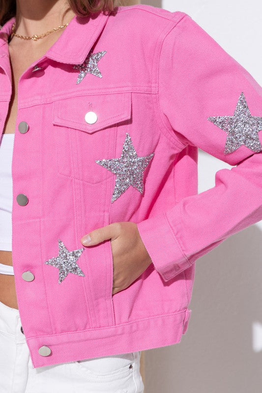 Barbie Pink Denim Jacket