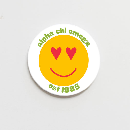 Smiley Sorority Button