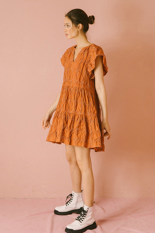 Austin Orange Dress